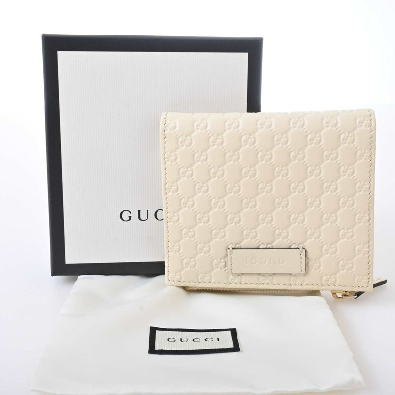 Gucci Womens Leather Wallet (bi-fold) White