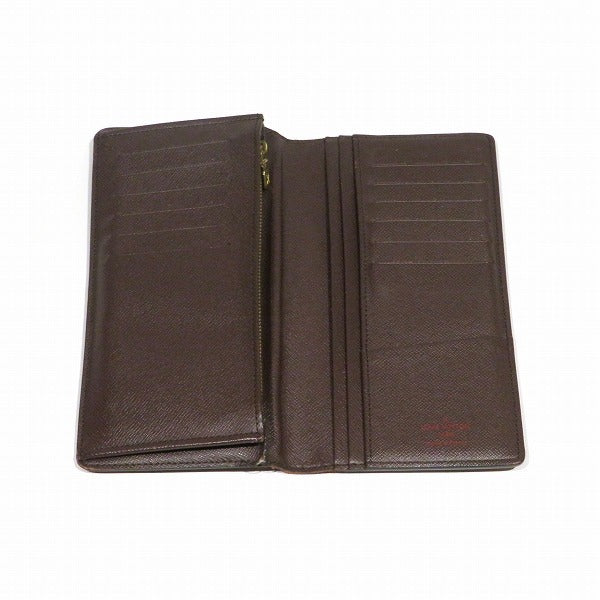 Louis Vuitton Damier Portofeuil Brothers N60017 Long Wallet Bi-Fold Mens