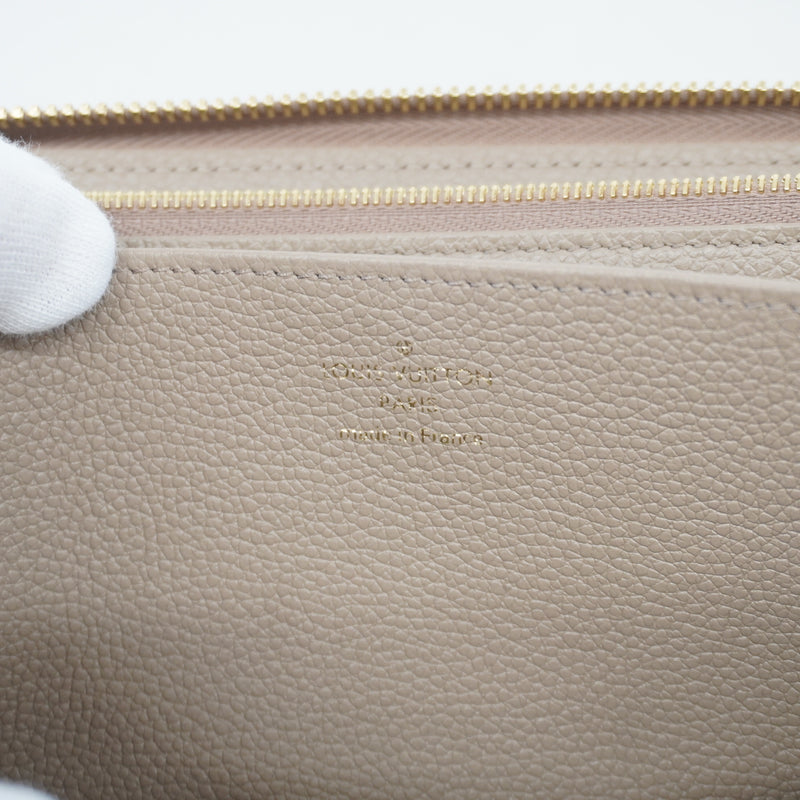 Auth Louis Vuitton Monogram Empreinte Zippy Wallet Turtrail Claim M69794 Wallet