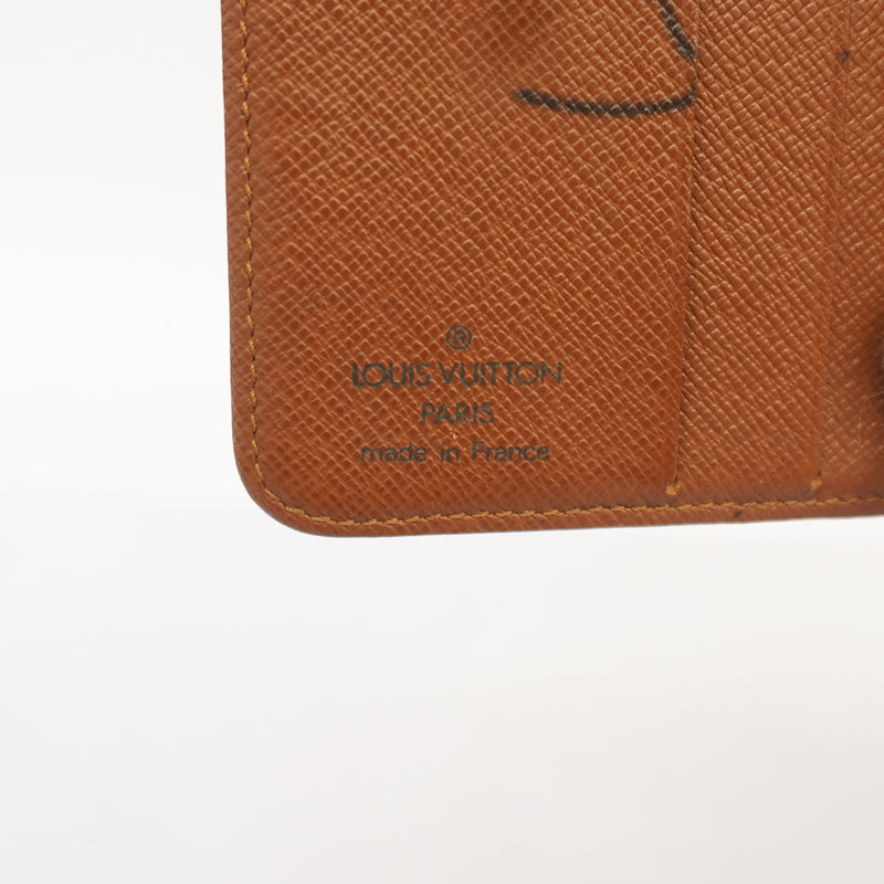 Auth Louis Vuitton Monogram Compact Zip M61667 MenWomenUnisex Wallet