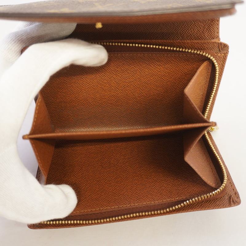 Auth Louis Vuitton Monogram Portofeuil Tresor M61736 MenWomenUnisex Wallet (bi-fold)