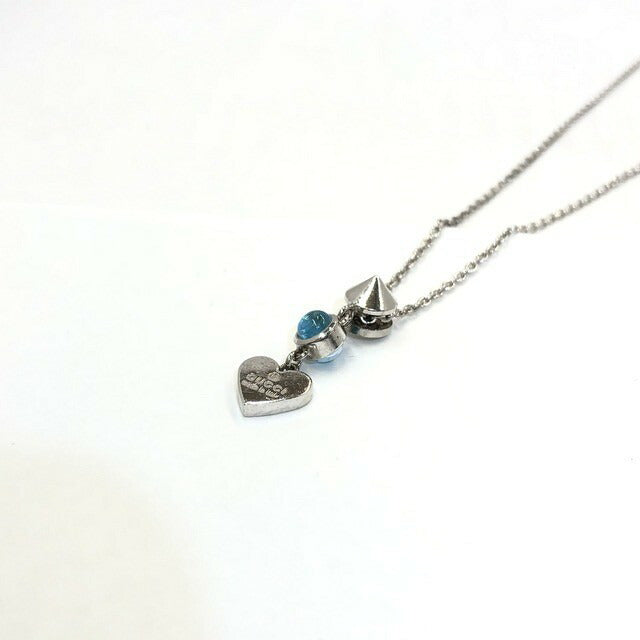 GUCCI Gucci Necklace G Plate Bar Small Red Bean Chain Ag925 Womens Mens