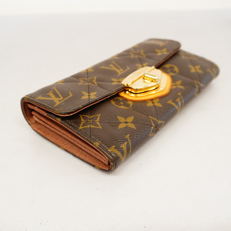 Auth Louis Vuitton Bi-Fold Wallet Monogram Etoile Portofeuil Sara M66556