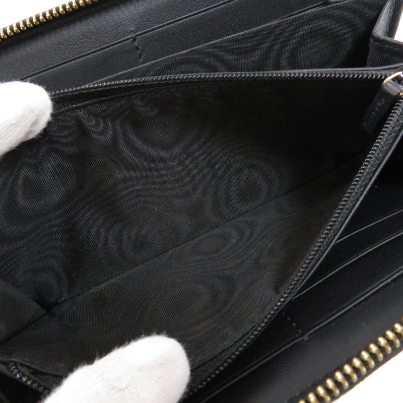 Gucci 453158 Motif Long Wallet Bi-Fold Leather Ladies