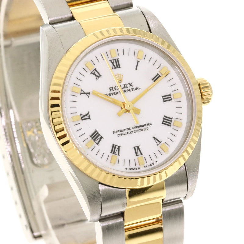 Rolex 67513 Oyster Perpetual Watch Stainless Steel K18YG Boys
