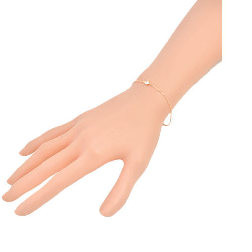 Tiffany TIFFANY & Co. By the Yard Diamond Bracelet Elsa Peretti K18RG