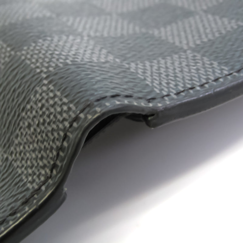 Louis Vuitton Damier Graphite Slender Wallet N63261 Mens Damier Graphite Bill Wallet (bi-fold) Damier Graphite