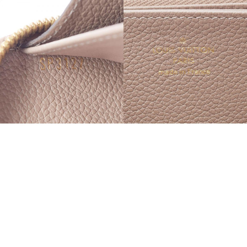 LOUIS VUITTON Monogram Amplant Zippy Top (Greige) M61443 Unisex Leather Purse