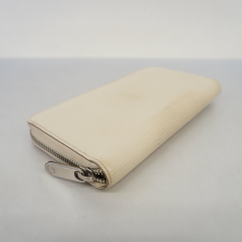 Auth Louis Vuitton Epi Zippy Wallet M6007J Womens Long Wallet LV Off White