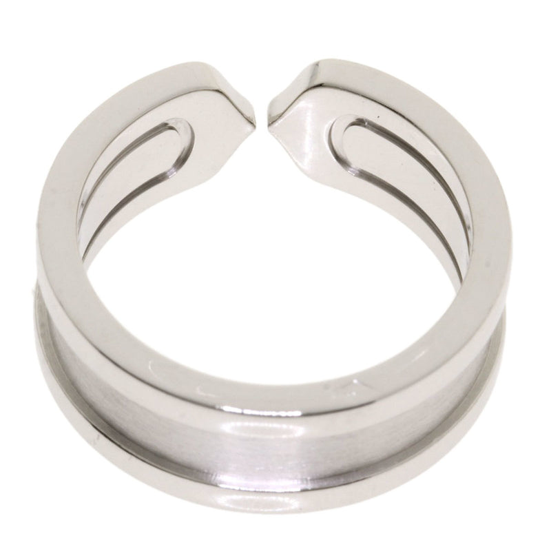 Cartier C2 Ring # 49 / K18 White Gold Ladies CARTIER