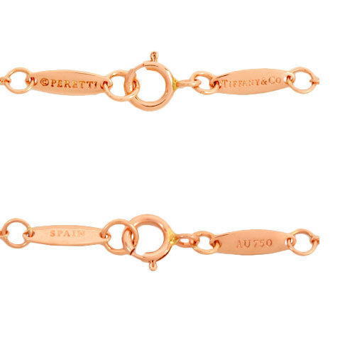 Tiffany TIFFANY & Co. By the Yard Diamond Bracelet Elsa Peretti K18RG