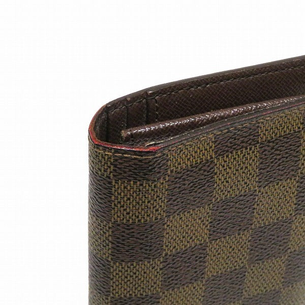 Louis Vuitton Damier Portofeuil Brothers N60017 Long Wallet Bi-Fold Mens