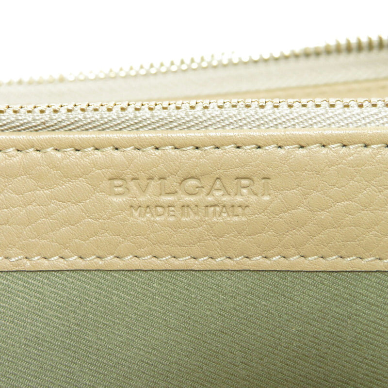 Bvlgari logo motif long wallet bi-fold leather ladies