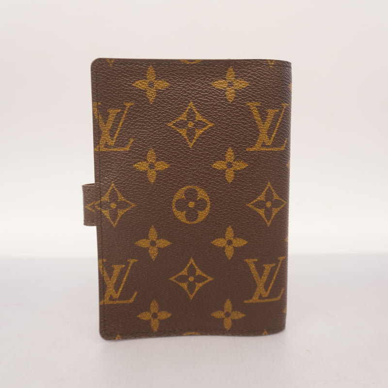 Auth Louis Vuitton Monogram Planner Cover Notebook cover Agenda PM Notebook cover Agenda PM R20005