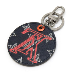 LOUIS VUITTON Louis Vuitton Monogram Ink Portocre Upside Down Keychain Keyring Bag Charm Navy MP1988