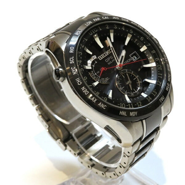 Seiko Astron 7 52-0AF0 Radio Solar Watch Mens