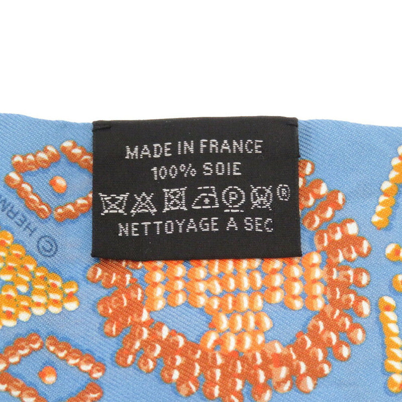 Hermes Twilly Kelly Ampelle Silk Blue Scarf