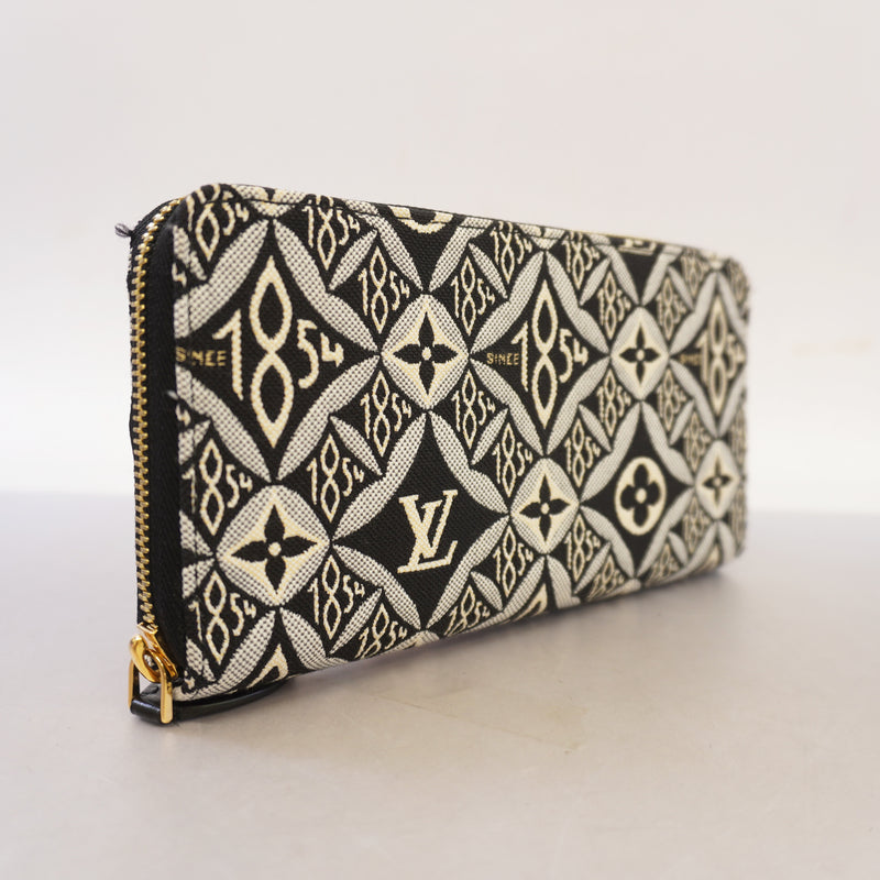 Auth Louis Vuitton Monogram Jaguar Zippy Wallet M80324 MenWomenUnisex Wallet