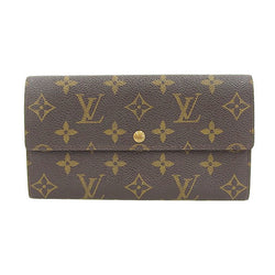 Louis Vuitton Monogram Womens PVC Long Wallet (bi-fold) Brown