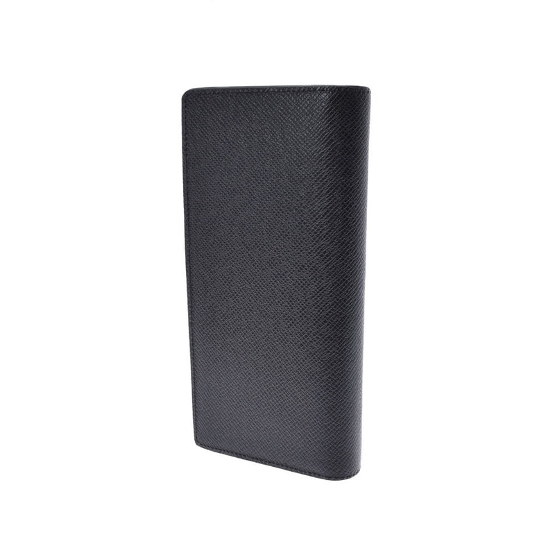 LOUIS VUITTON Louis Vuitton Taiga Portofeuil Braza Noir (Black) M30501 Mens Leather Wallet
