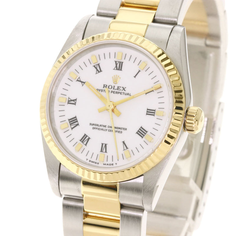 Rolex 67513 Oyster Perpetual Watch Stainless Steel K18YG Boys