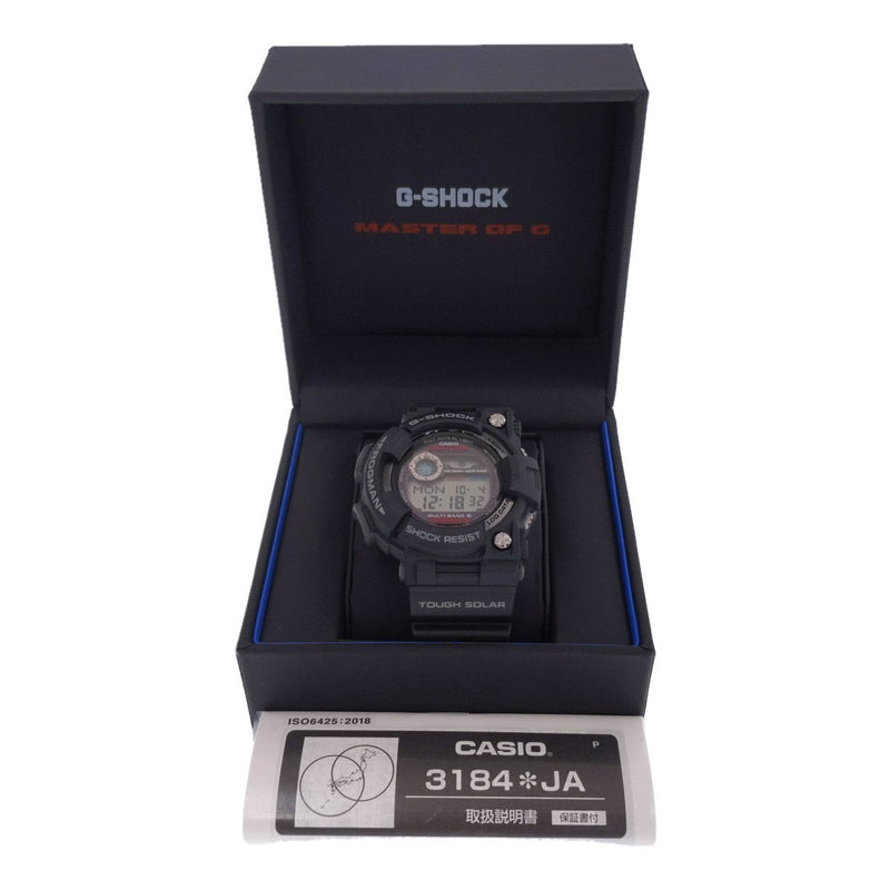 G-SHOCK CASIO Casio watch GWF-1000-1JF FROGMAN Frogman Master of G Black Digital Radio Solar Tough Mens