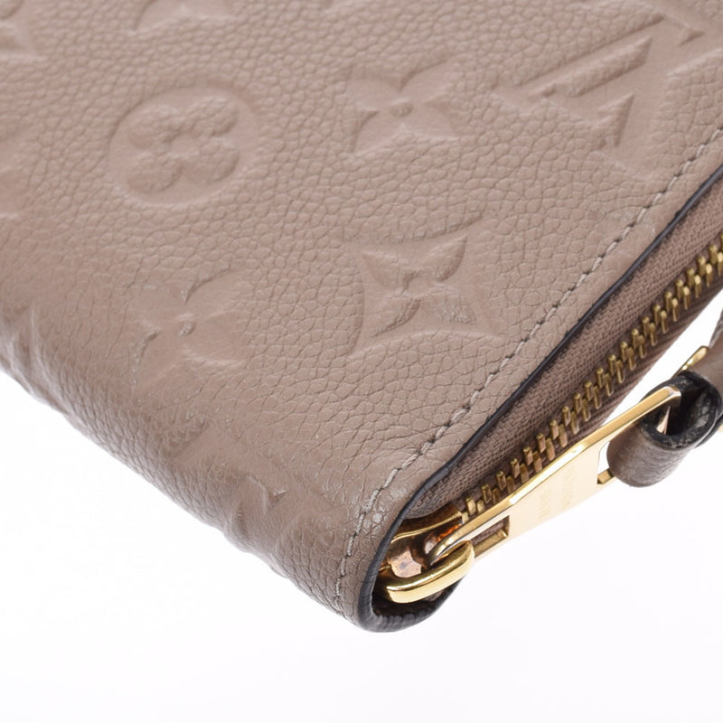 LOUIS VUITTON Monogram Amplant Zippy Top (Greige) M61443 Unisex Leather Purse