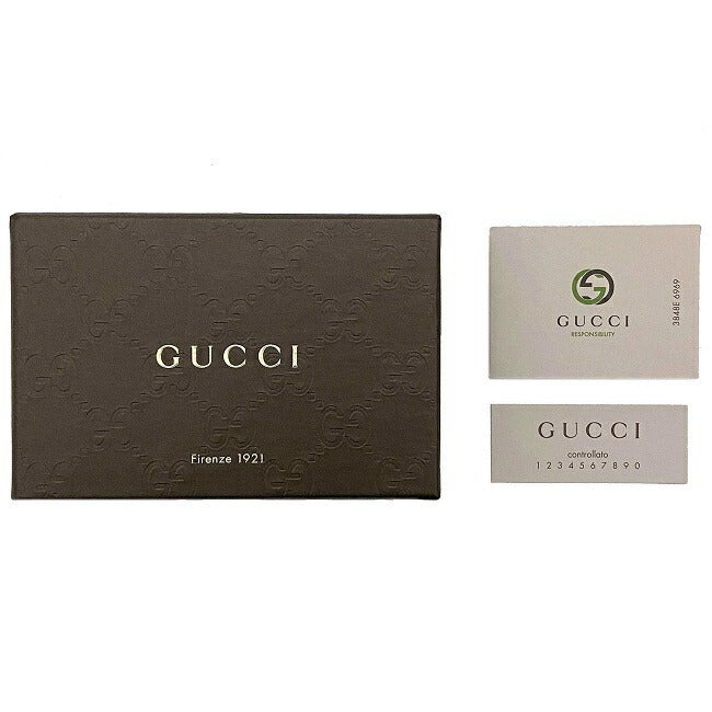 Gucci Coin Case Ivory Beige GG Shima 324801 Purse Leather GUCCI Wallet Round Card Womens Mens