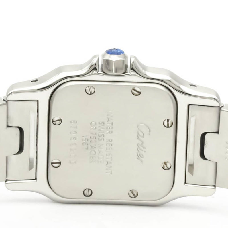 Cartier Santos Galbee Quartz Stainless SteelYellow Gold (18K) Womens Dress/Formal W20012C4
