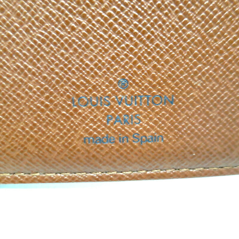 Louis Vuitton Portofeuil Marco Mens Bi-Fold Wallet M61675 Monogram Canvas Brown
