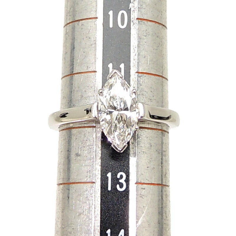 Tiffany Pt950 1.14ct Marquis Diamond Ladies Ring / Platinum No. 12