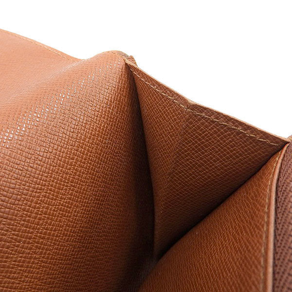 Louis Vuitton Monogram Womens PVC Long Wallet (bi-fold) Brown