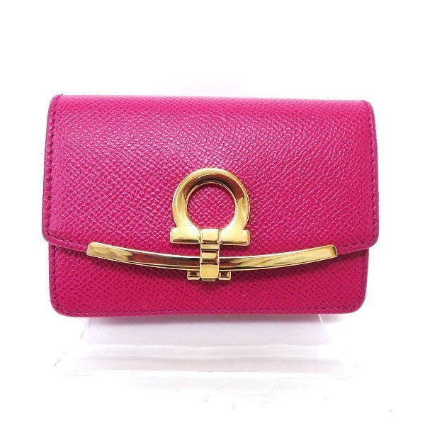 Salvatore Ferragamo Ferragamo Pass Case Business Card Holder Ladies
