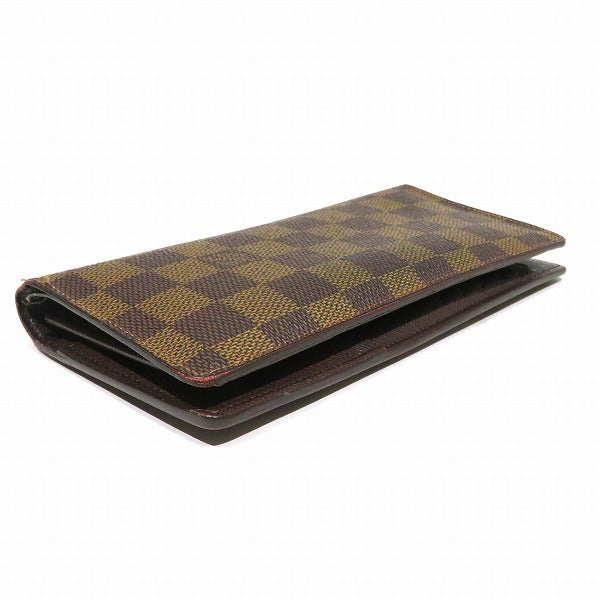 Louis Vuitton Damier Portofeuil Brothers N60017 Long Wallet Bi-Fold Mens