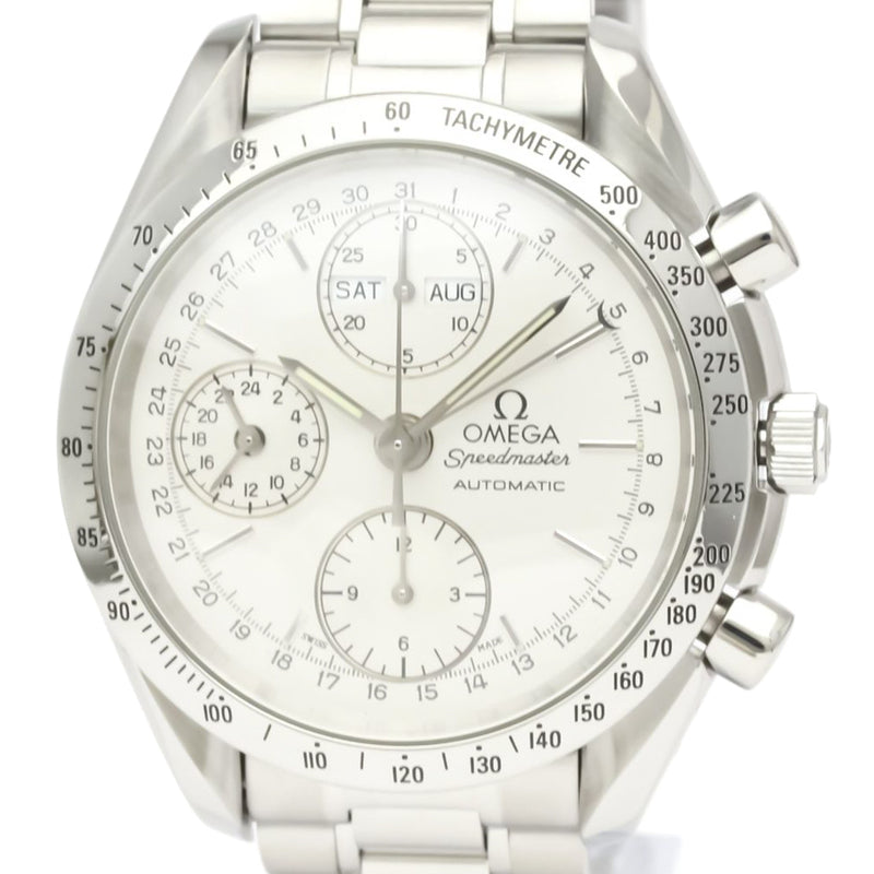 OMEGA Speedmaster Triple Date Steel Automatic Watch 3521.30