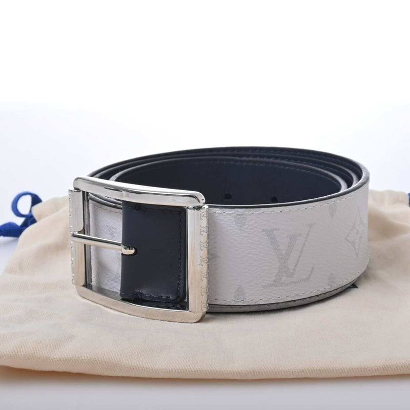 Louis Vuitton Monogram Womens Monogram Standard Belt White