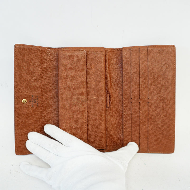 Auth Louis Vuitton Monogram Porto Tresor International M61215 Unisex Wallet
