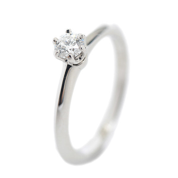 Tiffany Solitaire Diamond Ring Pt950 D0.19ct No. 8