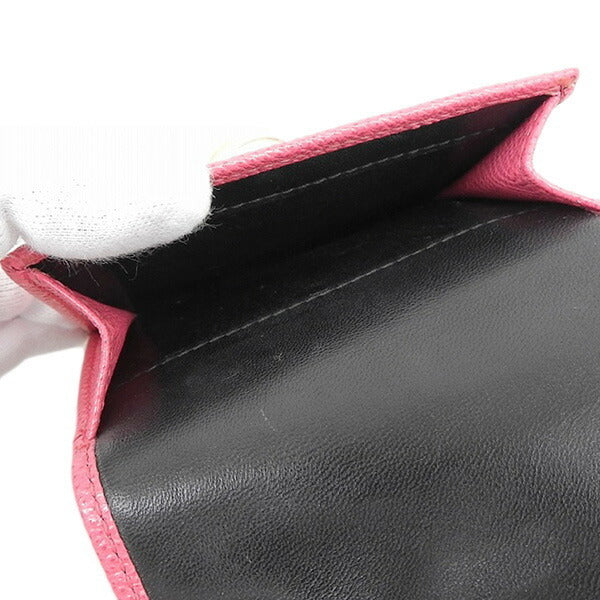 Bvlgari Bvlgari Bvlgari Womens Leather Wallet (tri-fold) Pink