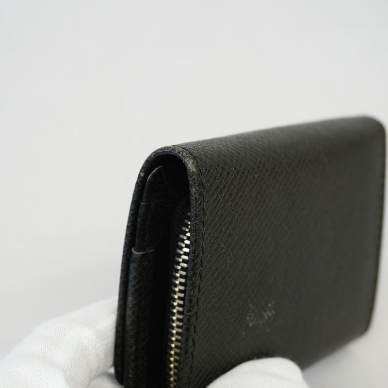 Auth Louis Vuitton Taiga Porto Monesergei M32562 Mens Coin Purse/coin Case