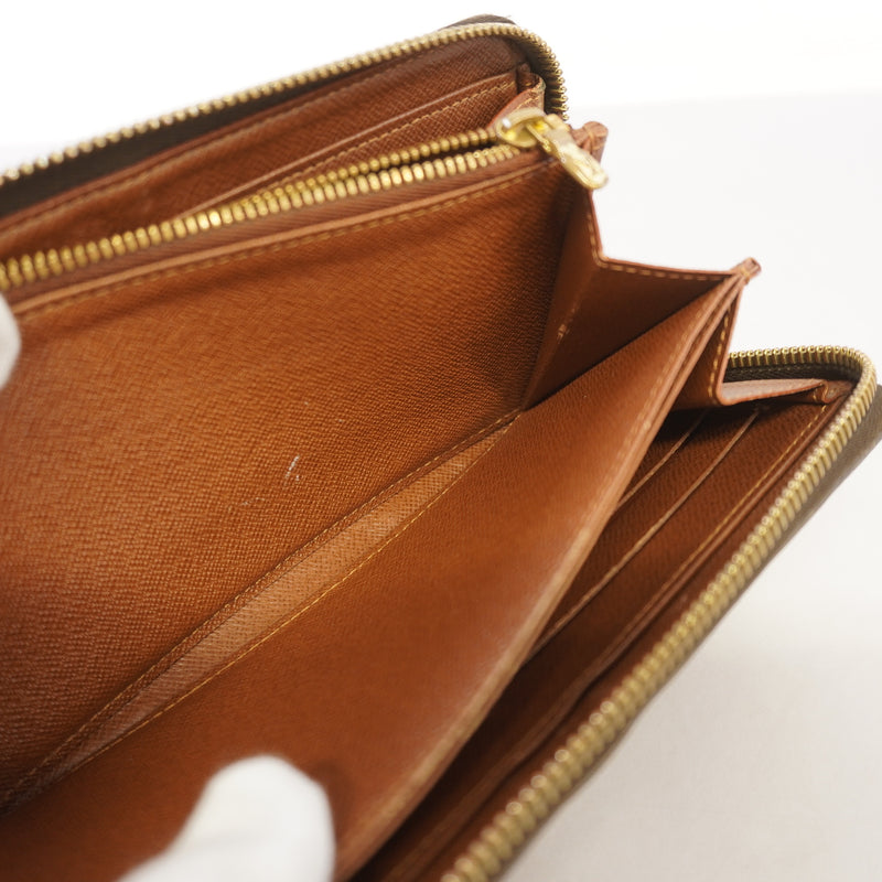 Auth Louis Vuitton Monogram Zippy Wallet M60017 Unisex Long Wallet (bi-fold)