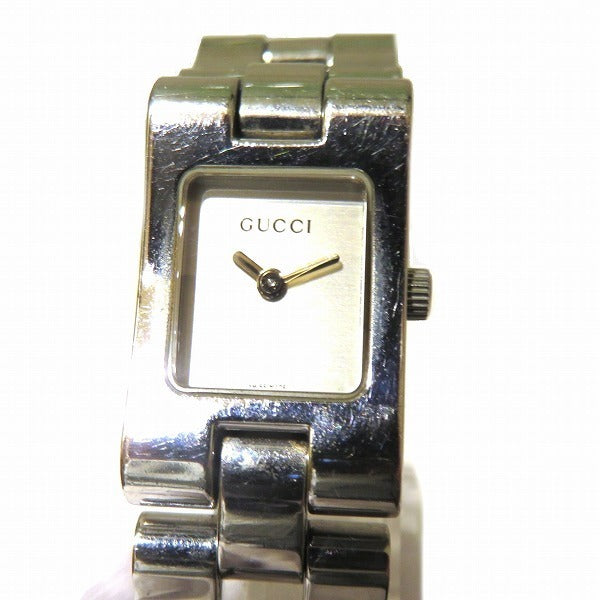 Gucci GUCCI Square Face 2305L Quartz White Dial Watch Ladies