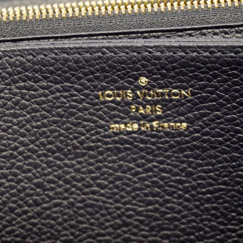 Auth Louis Vuitton Monogram Empreinte Zippy Wallet M62121 Womens Long Wallet