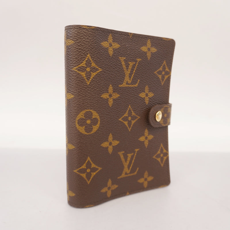 Auth Louis Vuitton Monogram Planner Cover Notebook cover Agenda PM Notebook cover Agenda PM R20005