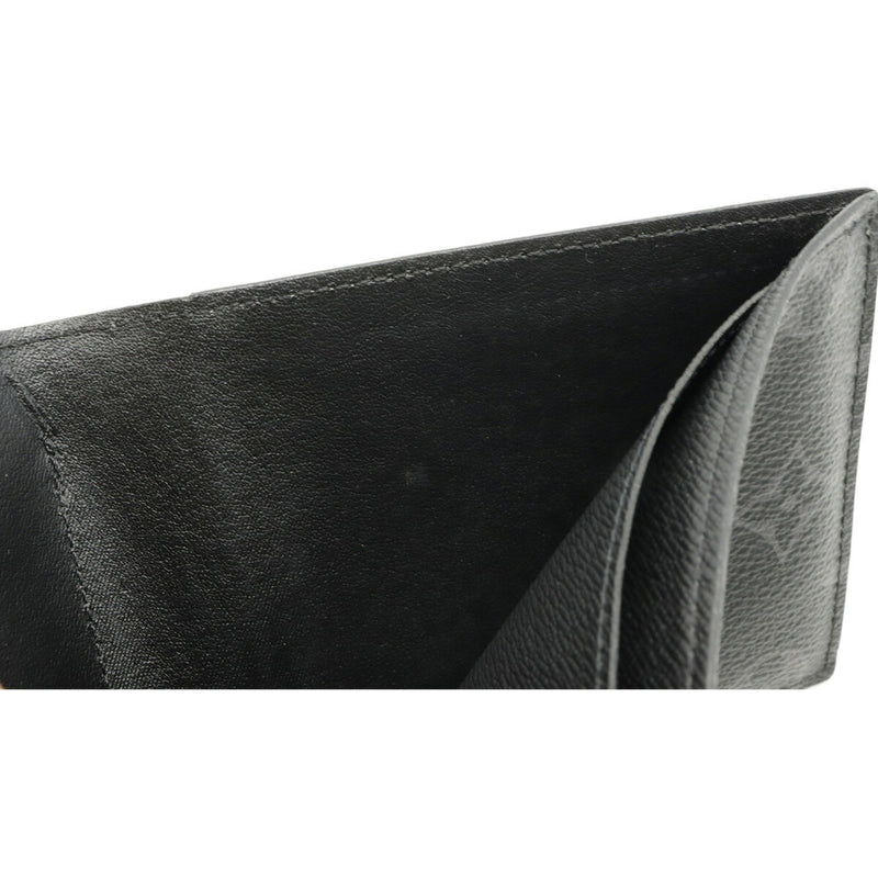 LOUIS VUITTON Monogram Eclipse Portofeuil Marco NM Bi-Fold Wallet M62545