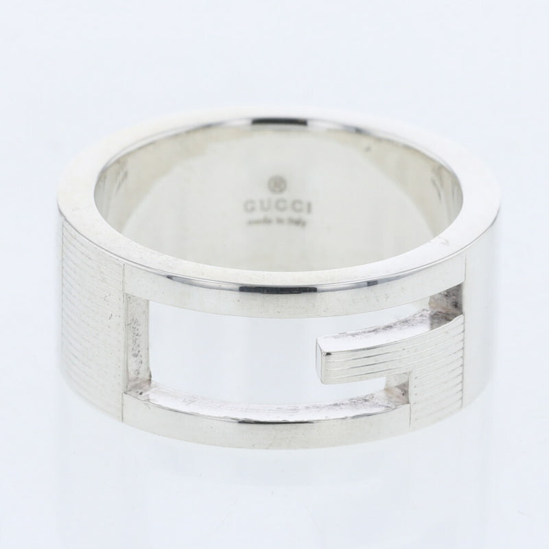 Gucci Ring Branded G Width approx. 8mm Silver 925 Ladies GUCCI