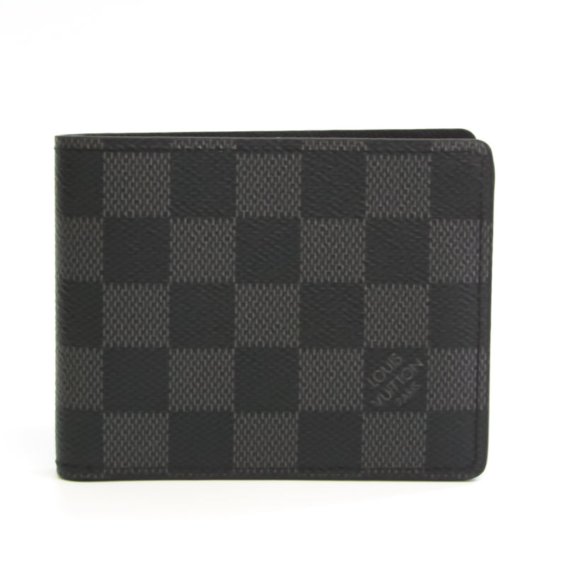 Louis Vuitton Damier Graphite Slender Wallet N63261 Mens Damier Graphite Bill Wallet (bi-fold) Damier Graphite