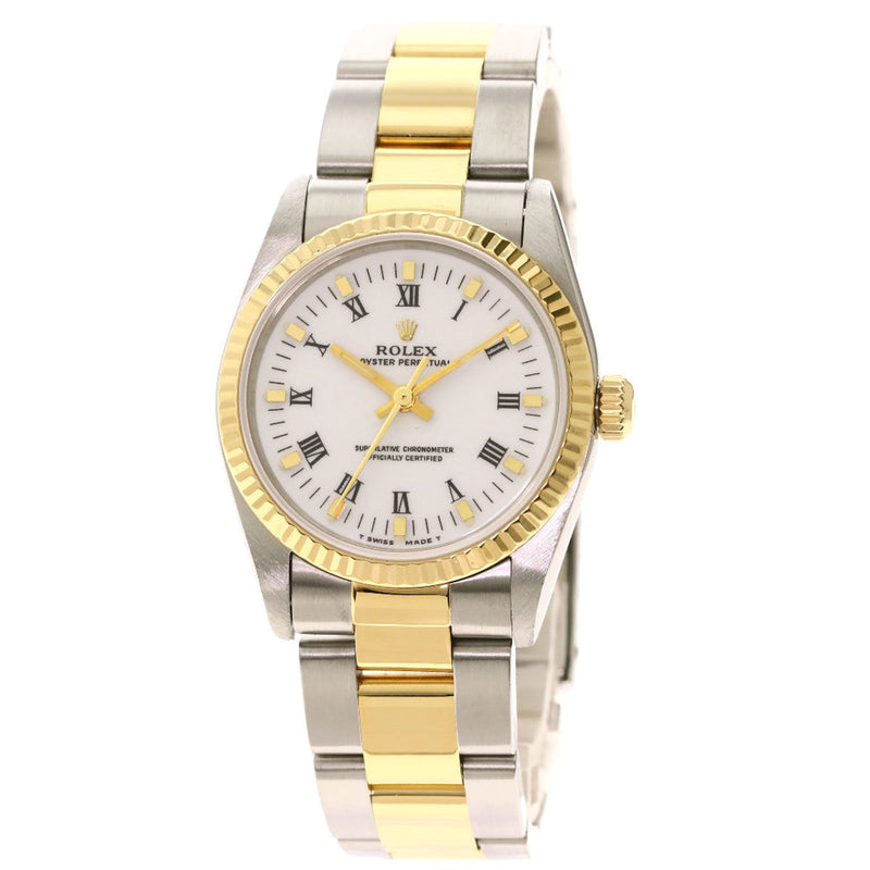 Rolex 67513 Oyster Perpetual Watch Stainless Steel K18YG Boys