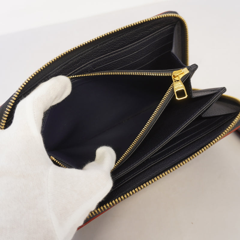 Auth Louis Vuitton Monogram Empreinte Zippy Wallet M62121 Womens Long Wallet