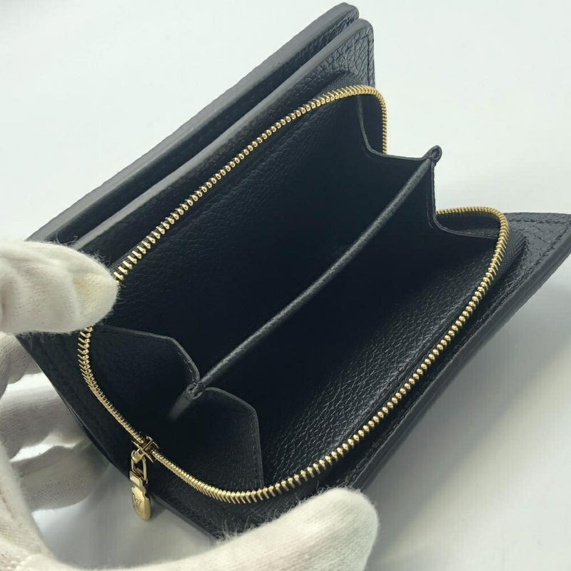LOUIS VUITTON Louis Vuitton Portfore Claire M81139 2022 New Bi-Fold Wallet Black